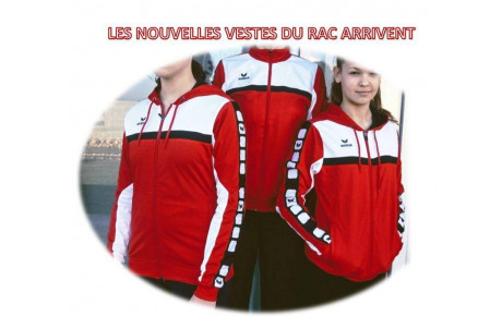 Commandez la veste du club !