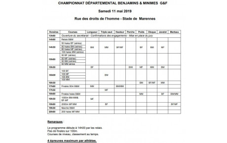 Départementaux Jeunes / ROCHEFORT