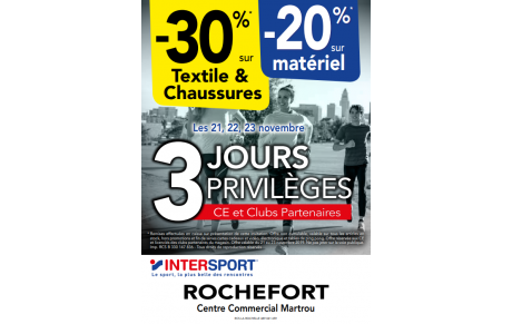 Weekend Intersport : Challenges !