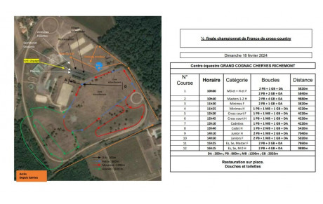 information 1/2 finale championnat de France cross